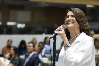 Deputada Valéria Bolsonaro toma posse na Alesp - Foto: Reprodução