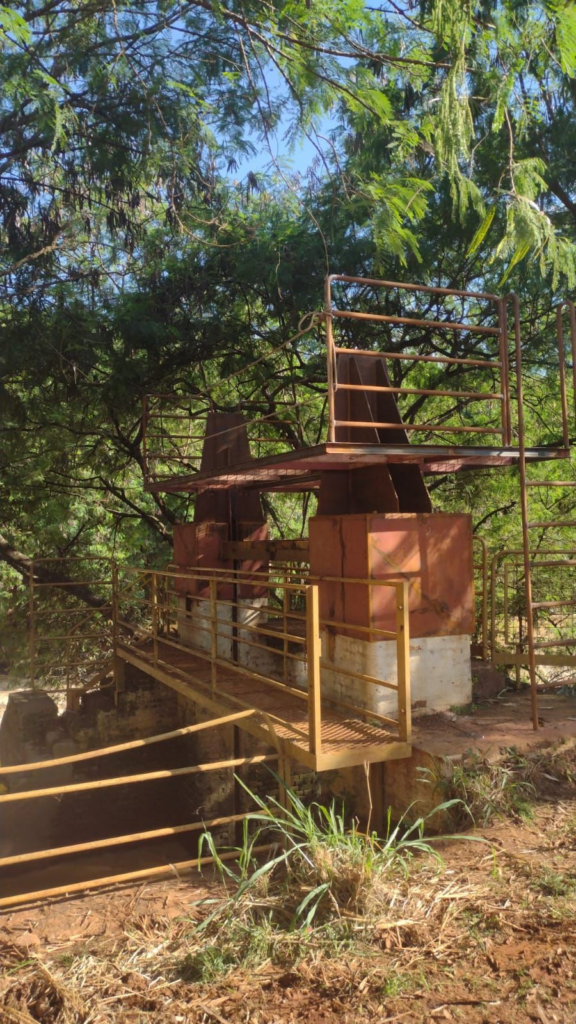 Prefeitura de Capivari inicia montagem da nova tampa da comporta da Leopoldina - Foto: Divulgação/Prefeitura de Capivari