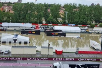 F1 cancela GP da Emilia-Romagna devido às chuvas na região - Foto: Reprodução/Twitter