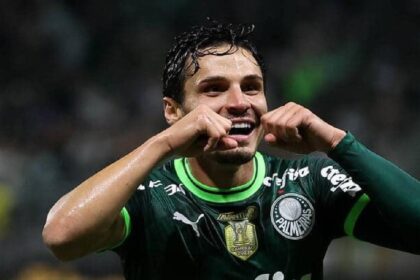 Veiga vive fase goleadora no Palmeiras e se torna o artilheiro do Allianz Parque - Foto: Cesar Greco/Palmeiras