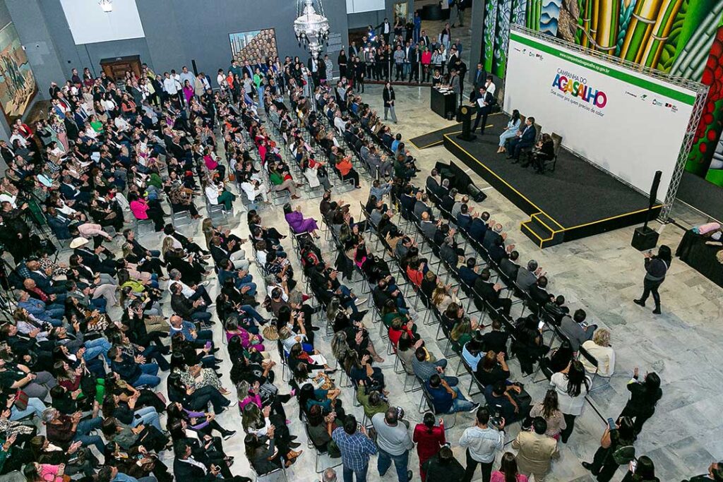 Lançamento da Campanha do Agasalho 2023. Foto: Fernando Nascimento / Governo do Estado de São Paulo