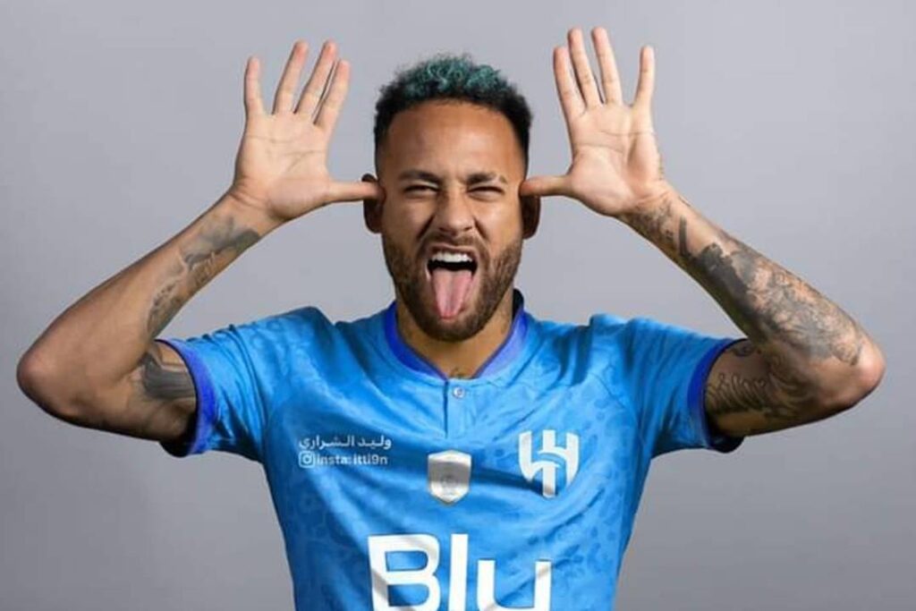 Neymar será jogador do Al-Hilal e faz exames nesta segunda (14) - Foto: Reprodução/Montagem redes sociais