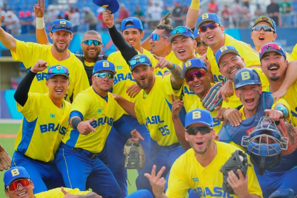 Brasil vence Cuba no beisebol e conquista terceira vitória no Pan 2023 - Foto: Divulgação/CBBS