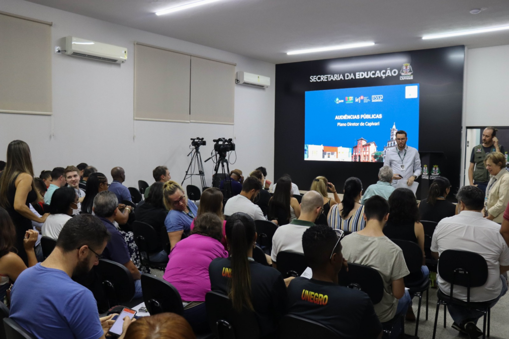Capivari Realiza Primeira Audiência Pública para Revisão do Plano Diretor - Foto: Divulgação/Prefeitura de Capivari