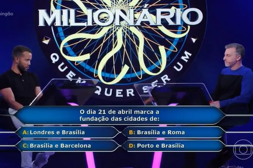 Participante do 'Quem Quer Ser um Milionário' Chega à Pergunta de R$ 1 Milhão e Errou a  — Foto: Reprodução TV Globo