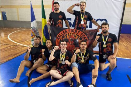 Equipe de Capivari conquista terceiro lugar em torneio de kickboxing na cidade de Salto - Foto: Arquivo Pessoal