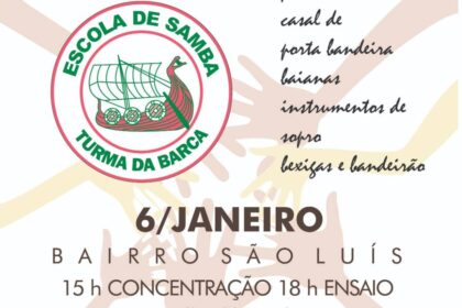 Carnaval 2024: Turma da Barca promove ensaio especial no próximo sábado - Foto: Divulgação