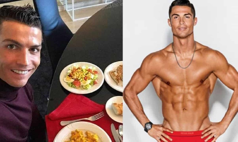 6 pratos por dia, muita água e nada de álcool: a dieta de Cristiano Ronaldo - Foto: Reprodução