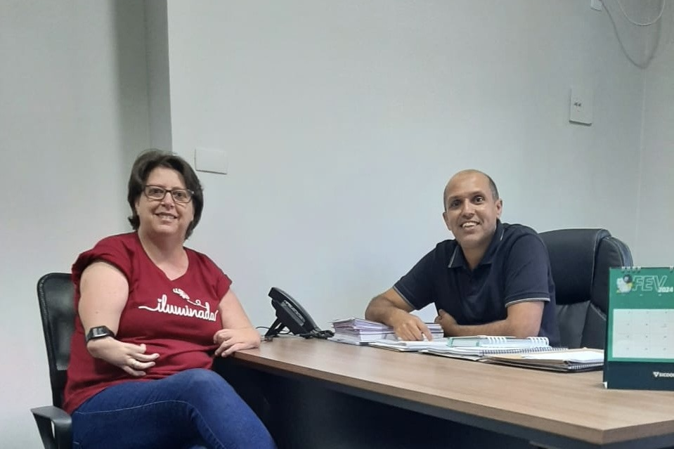 Capivari anuncia construção de centro de atendimento para pessoas com deficiência - Foto: Vereadora Sele Rosada em reunião com o prefeito Vitão