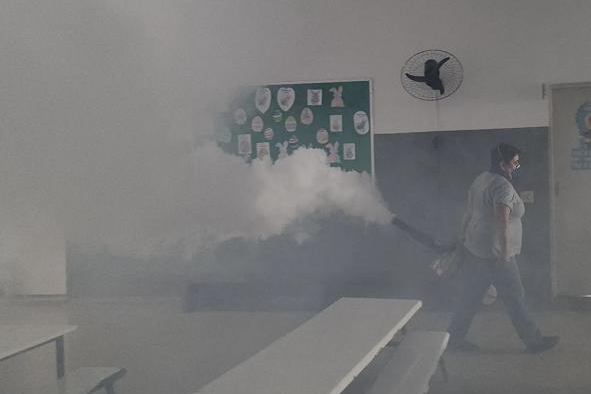 Escolas Municipais de Capivari recebem "fumacê" para combate à Dengue - Foto: Divulgação / Instagram / @prefeituracapivari