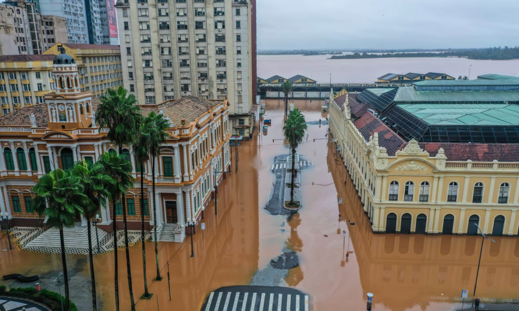 Chuvas no Sul: como a onda de calor no Sudeste e Centro-Oeste agravou enchente (Foto: Gilvan Rocha / Agência Brasil)