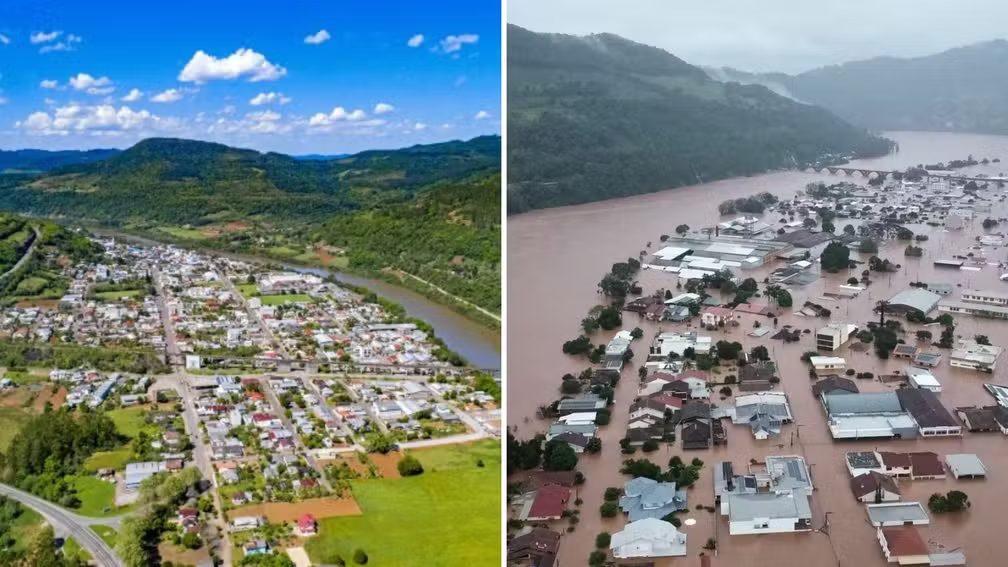 Chuvas extremas no Rio Grande do Sul igualam média de cinco meses em apenas 15 dias — Foto: g1